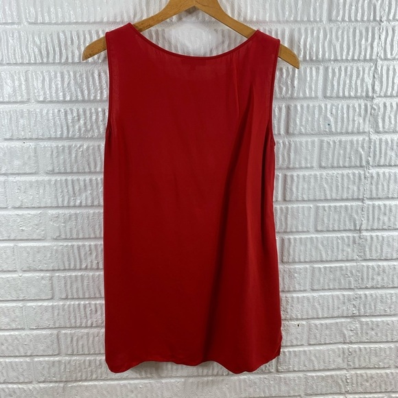 Lafayette 148 Ruthie High Low Silk Shell Tank S - Picture 5 of 5